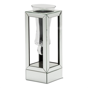 Michael Amini Montreal Mirrored 22&quot Glass Vase