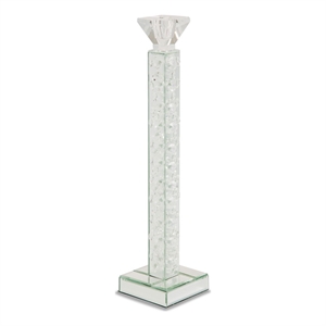 Michael Amini Montreal 17.75&quot Slender Crystal Candle Holder - Set of 6