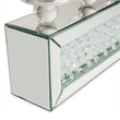 Michael Amini Montreal Rectangular Mirrored Glass Candelabra