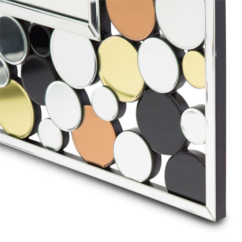 Michael Amini Montreal Mosaic Wall Accent Mirror