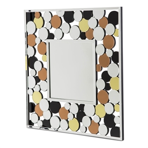 Michael Amini Montreal Mosaic Wall Accent Mirror