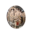 Michael Amini Montreal Round Wall Mirror with LED Lighting
