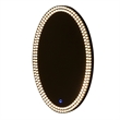 Michael Amini Montreal Lighted Oval Wall Mirror