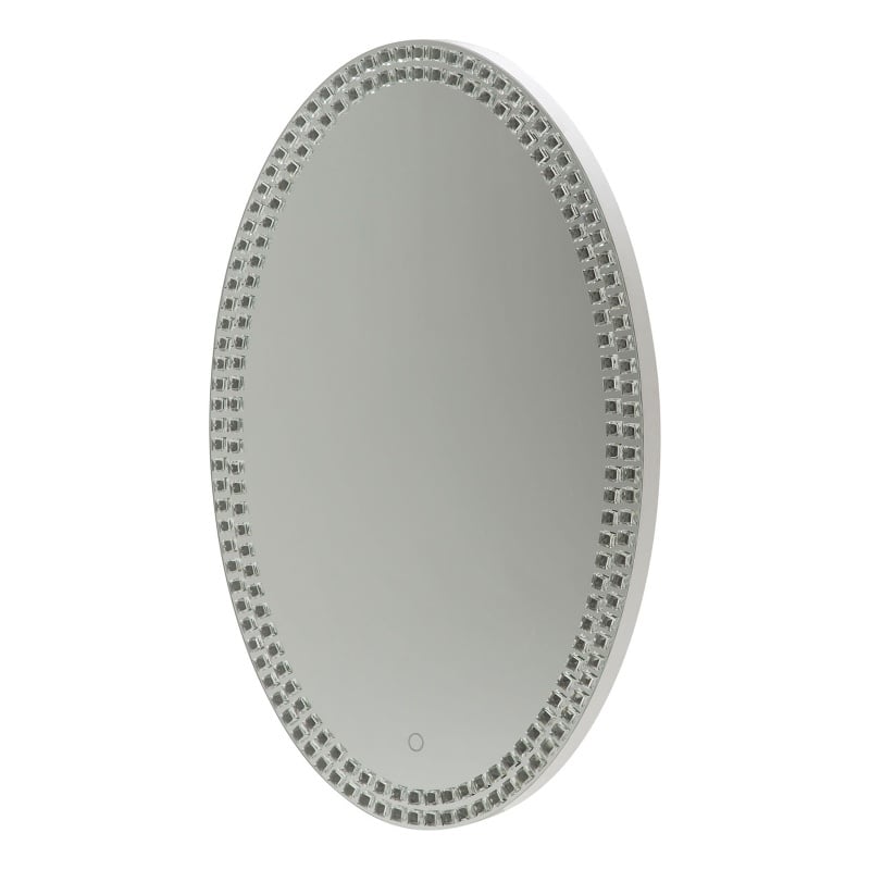 Michael Amini Montreal Lighted Oval Wall Mirror