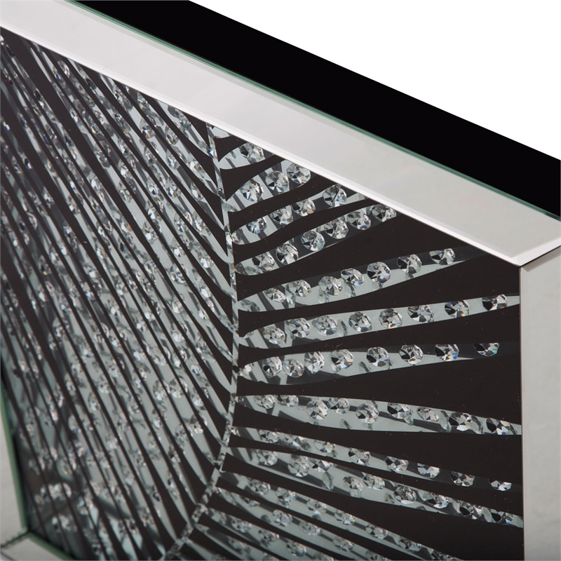 Michael Amini Montreal Crystal Leaf Wall Decor