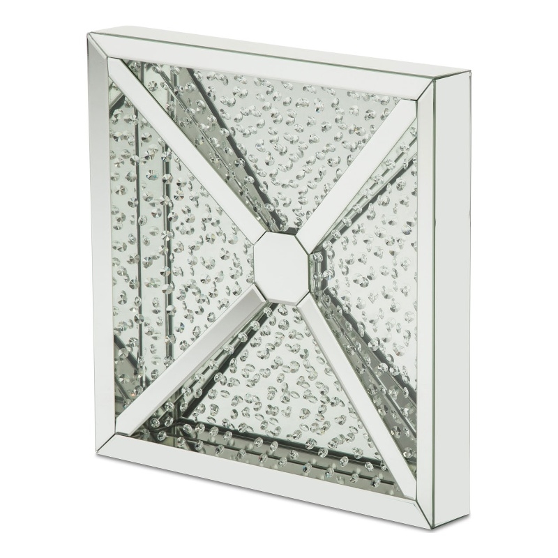 Michael Amini Montreal Mirrored Glass Wall Decor