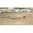 Michael Amini Montreal Rectangular Mirrored Geometric Cocktail Table