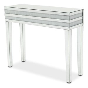 Michael Amini Montreal Mirrored Linear Console Table