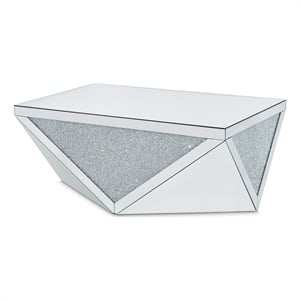 Michael Amini Montreal Mirrored Crystal Cocktail Table