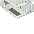 Michael Amini Montreal Rectangular Mirrored Cocktail Table