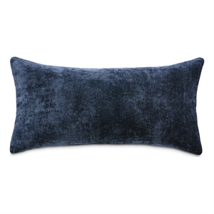 MICHAEL AMINI The Smith 13x24&quot Contemporary Chenille Pillow in Navy in Set of 2
