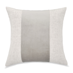 MICHAEL AMINI Baldwin 21x21&quot Square Velvet Accent Pillow in Dove in Set of 2