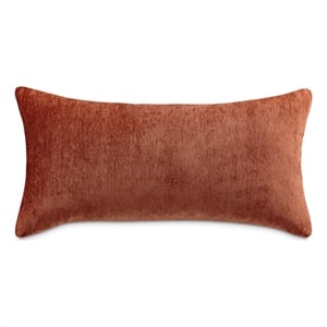 MICHAEL AMINI The Smith 13x24&quot Chenille Pillow in Burnt Orange in Set of 2