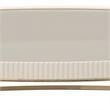 Michael Amini Lisbon Cocktail Table - Silken Matte Cream