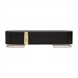Michael Amini Lisbon Media Cabinet - Silken Matte Black
