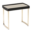Michael Amini Lisbon Nesting Tables - Set of 3 - Silken Matte Black