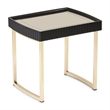Michael Amini Lisbon Nesting Tables - Set of 3 - Silken Matte Black