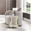 Michael Amini Ariana Chairside Table - Gold
