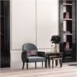 Michael Amini La Francaise Nesting Tables - Set of 3 - Black Ice