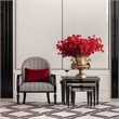 Michael Amini La Francaise Nesting Tables - Set of 3 - Black Ice