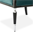 Michael Amini La Francaise Velvet Accent Chair - Azure/Black