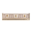 Michael Amini Carmela Media Cabinet - Shimmering Ivory