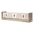 Michael Amini Carmela Media Cabinet - Shimmering Ivory