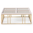 Michael Amini Carmela Cocktail Table - Shimmering Ivory