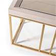 Michael Amini Carmela Cocktail Table - Shimmering Ivory