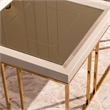 Michael Amini Carmela Cocktail Table - Shimmering Ivory