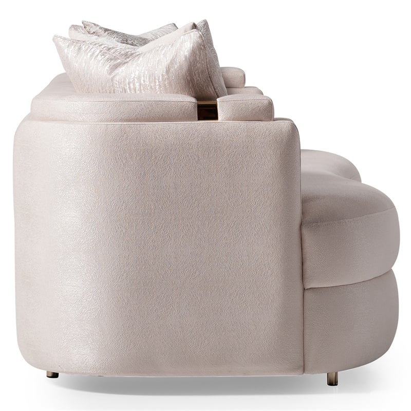 Michael Amini Carmela Sofa - Almond/Gold
