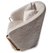 Michael Amini Carmela Accent Chair - Almond/Gold