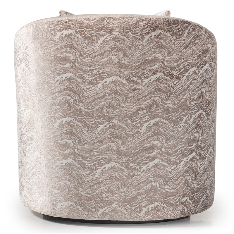 Michael Amini Carmela Accent Chair - Almond/Gold