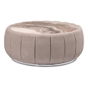 Michael Amini Lucca Cocktail Table - Tan Nougat