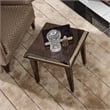 Michael Amini Lousanne Side Table - Glossy Mocha Sand