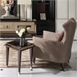 Michael Amini Lousanne Side Table - Glossy Mocha Sand
