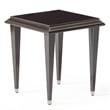 Michael Amini Lousanne Side Table - Glossy Mocha Sand