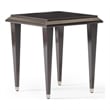 Michael Amini Lousanne Side Table - Glossy Mocha Sand
