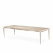MICHAEL AMINI Malibu Crest 9-Piece Engineered Wood Dining Set in Blush