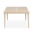 MICHAEL AMINI Malibu Crest 9-Piece Engineered Wood Dining Set in Blush