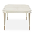 MICHAEL AMINI La Rachelle 9-Piece Engineered Wood Dining Set in Champagne/White