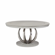 MICHAEL AMINI Eclipse 5-Piece Engineered Wood Dining Set in Moonlight Gray