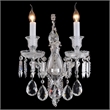 Michael Amini Chambord Crystal Wall Sconce - Clear