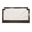 Michael Amini Belmont Place Eastern King Upholstered Bed in Cream/Espresso