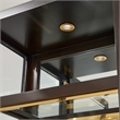 Michael Amini Belmont Place China Cabinet with LED Lighting - Espresso