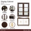 Michael Amini Belmont Place Display Cabinet in Espresso
