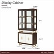 Michael Amini Belmont Place Display Cabinet in Espresso