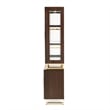 Michael Amini Belmont Place Display Cabinet in Espresso