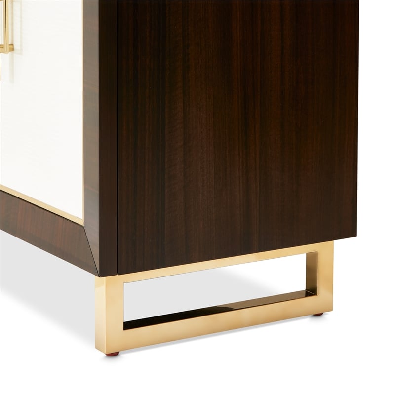 Michael Amini Belmont Place Display Cabinet in Espresso