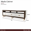 Michael Amini Belmont Place Media Cabinet For TVs upto 78